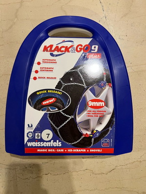 Snow chains new for car