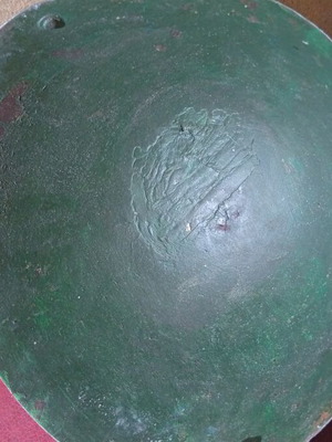 Helmet E S 1940 collectible, used