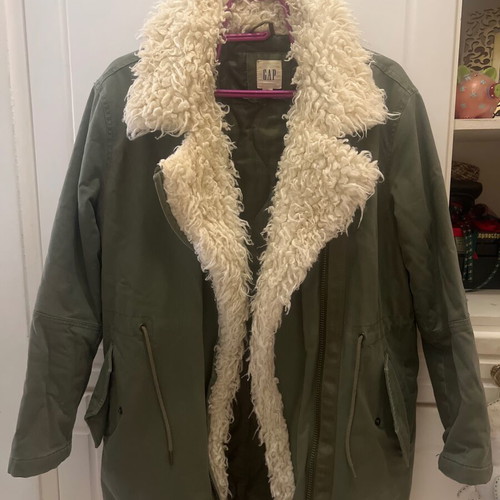 Gap jacket like new, unisex, size M, green