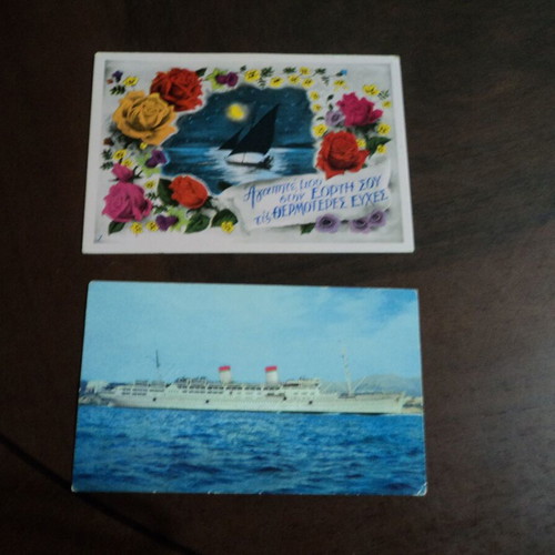Ships of previous centuries used, pack of 10 cards