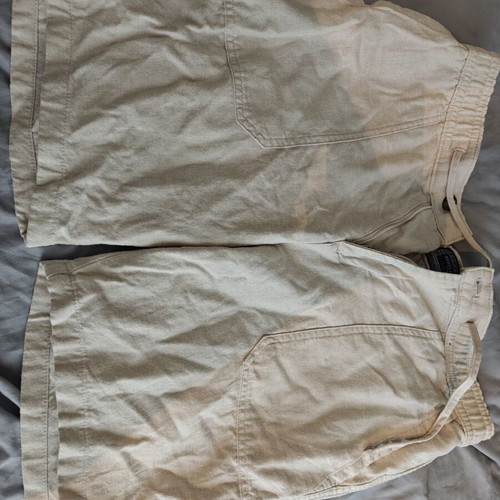 Men Shorts Berto Lucci Summer outfit size 34 beige like new