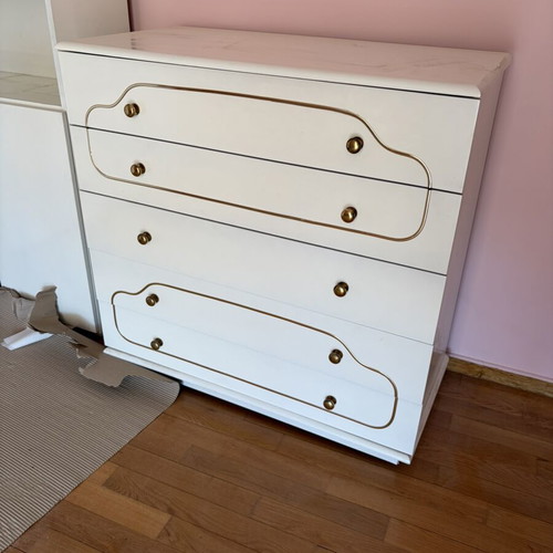 Chest of drawers in excellent condition, width 92 cm, depth 45.5 cm