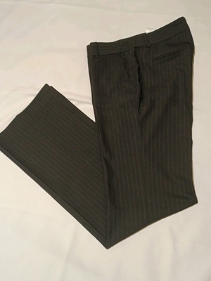 Zara striped pants like new, size L, black