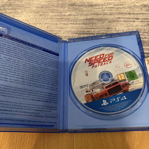 Need for Speed Payback PS4 game, non-functional