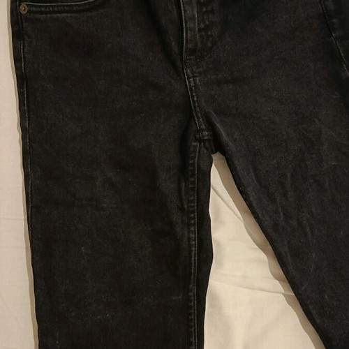 Zara black slim fit straight leg jeans like new