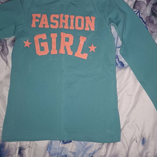 Funky cotton shirt green for 12 years like new