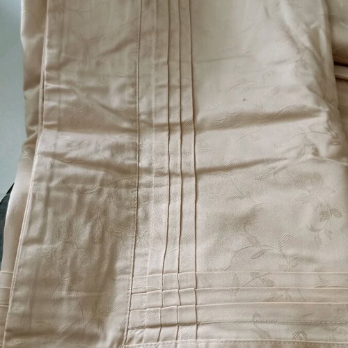 Double jacquard cotton satin 300 thread count beige duvet cover Daς home new