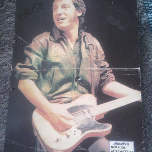 Bruce Springsteen Manina poster used, 27x20.5 cm