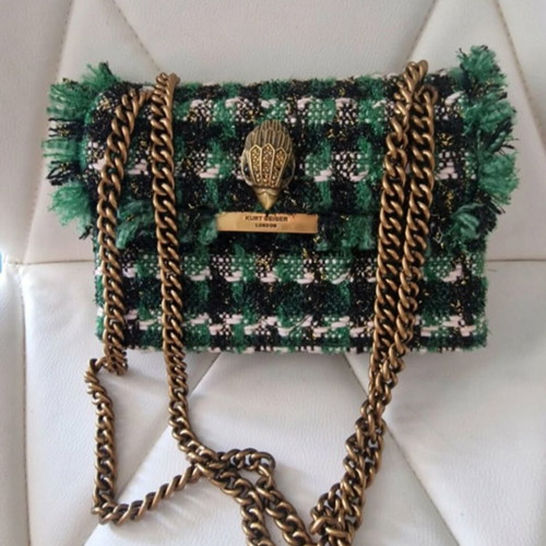 Kurt Geiger mini shoulder bag fabric like new, multicolor