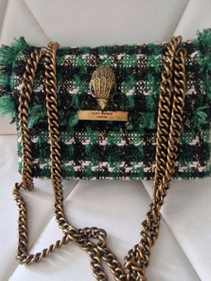 Kurt Geiger mini shoulder bag fabric like new, multicolor