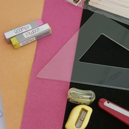 Set of 14 stationery and drawing supplies, mostly new