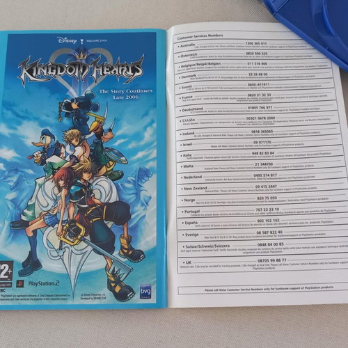 Dragon Quest The Odyssey of the Cursed King PS2 case and manual used