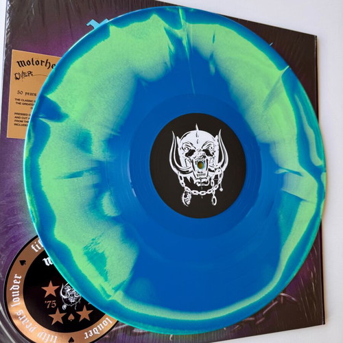 Motorhead Overkill LP limited edition colored vinyl with poster mint