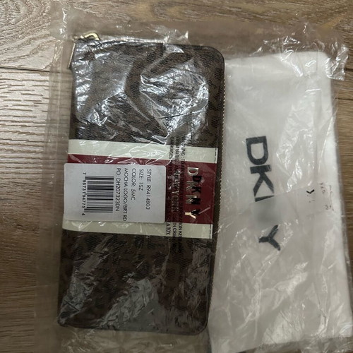 DKNY wallet new brown