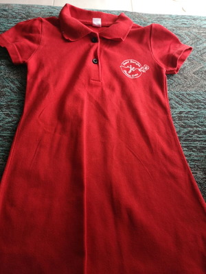 Joyce dresses used for girl size 6, red