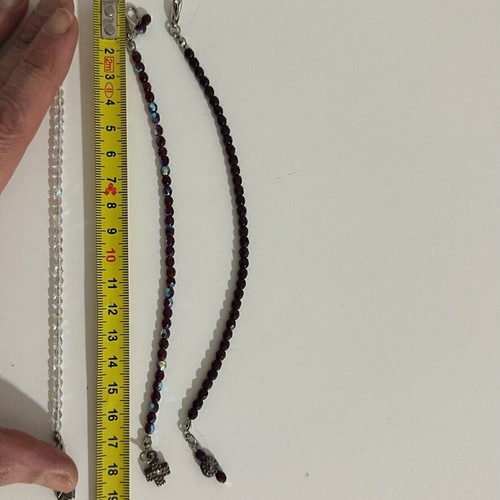 Set of 3 handmade 90s beaded bracelets multicolor like new