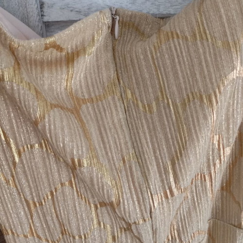 Mya Collection by Dimitra Nika Small Maxi Dress like new, gold