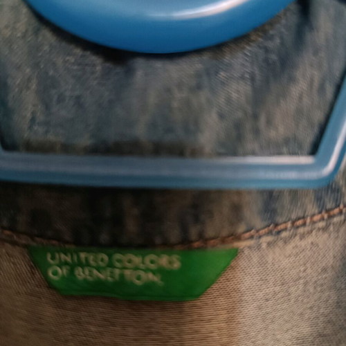 United Colors of Benetton denim jacket like new, blue, size S