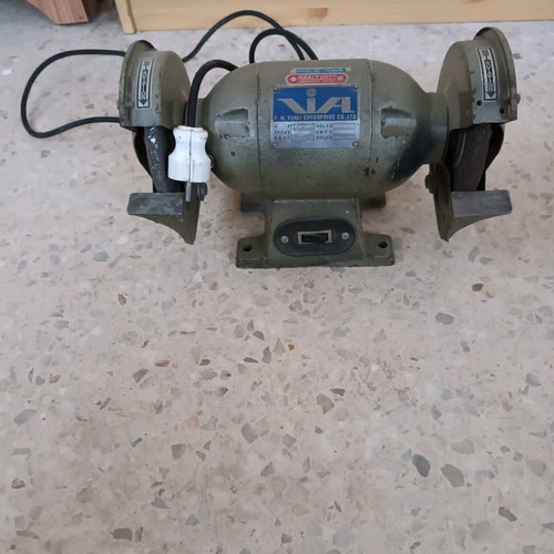 Heavy duty twin grinding and processing wheel used