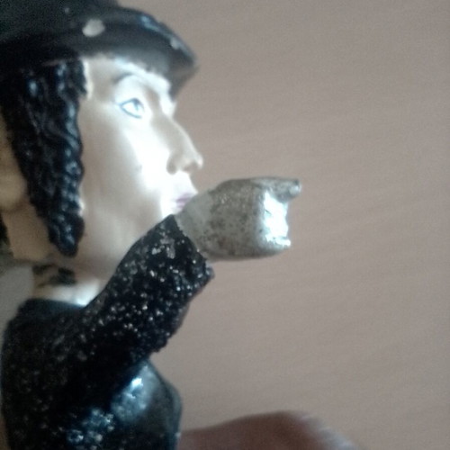 Michael Jackson collectible figure miniature used, 20 cm height