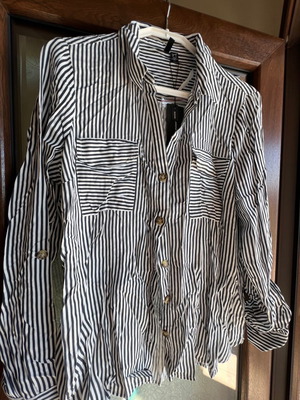 Vero Moda striped shirt new, size XL, cotton