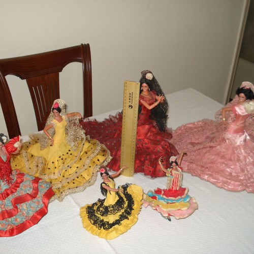 Spaniola dolls used, pack of 6 pieces