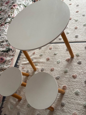 Jabadabado Ξύλινο τραπεζάκι με δύο σκαμπό μεταχειρισμένο