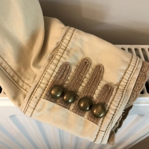 Esprit Edc Beige Military Jacket used, size L