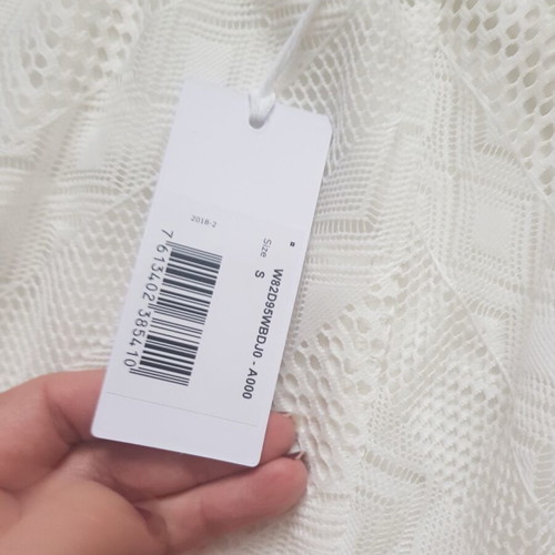 Guess lace skirt new, women's, size 36/S, white