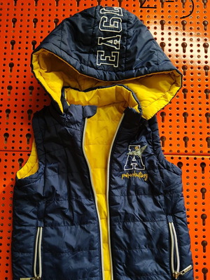 Alouette boys' sleeveless jacket, size 2-3 years, blue