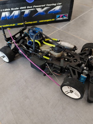 Mugen MTX 4 Nitro RC Car used with LRP 12x engine and extras