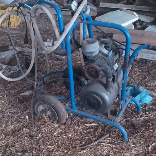 Milking machine used