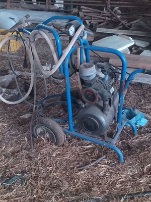 Milking machine used