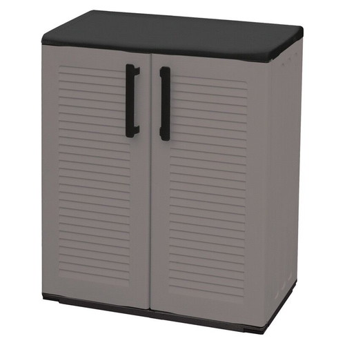 Plastic cabinet new, 68x84x37 cm, PVC, gray