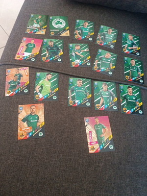 Panathinaikos cards from FIFA 365 2024 collection, 17 pcs