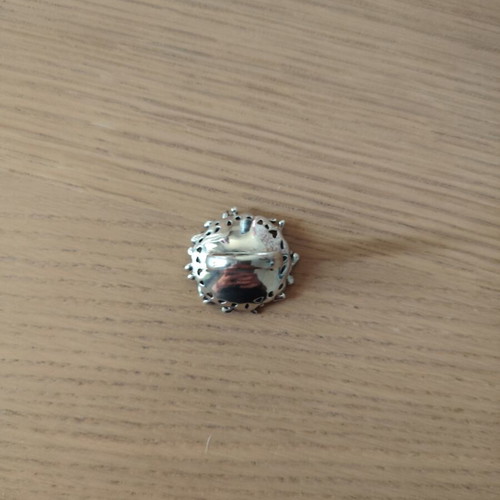 Handmade Statement Ring from Oxidized 925 Silver, Size 54