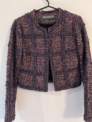 Ermanno Scervino cropped tweed jacket, multicolor