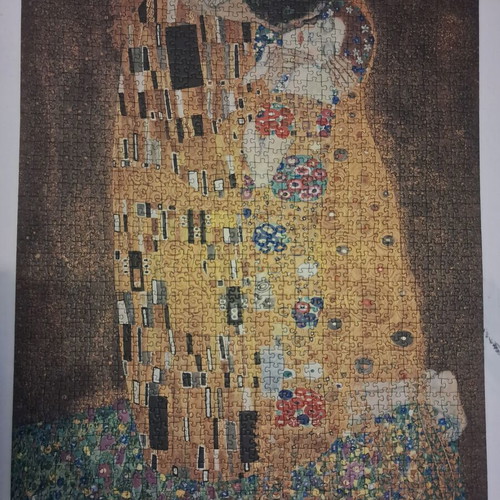 Gustav Klimt The Kiss Puzzle 1500 Pieces like new