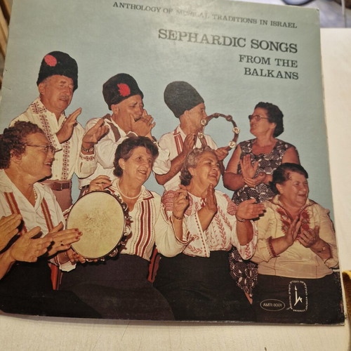 Sephardic Songs from the Balkans LP used, 1980 Anthology of Musical Traditions