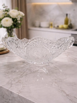Crystal fruit bowl like new