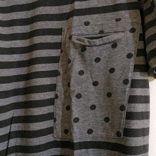 Summer striped blouse medium like new, silver unisex