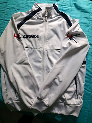 Legea white sports jacket XL like new