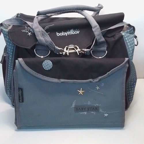 Babymoov Baby Star fabric baby changing bag used