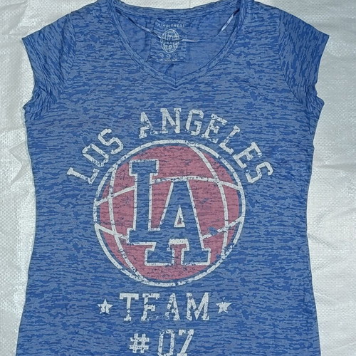 Blouse with short sleeves like new, size L, blue