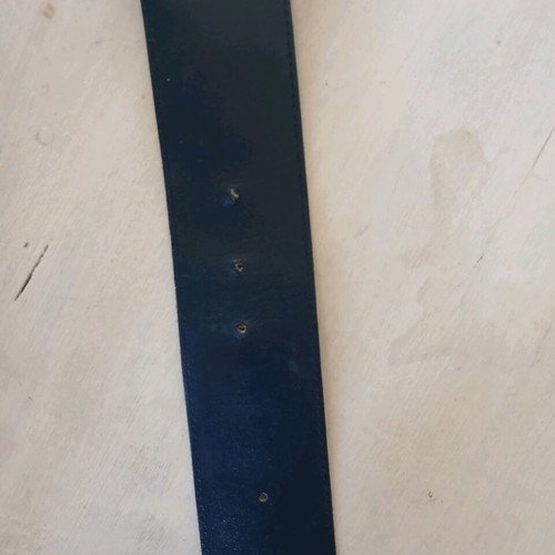 Abysse vintage belt dark blue new, size 80