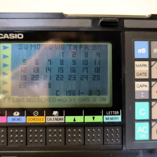 Casio SF-4000 Digital Diary vintage, complete in box, like new