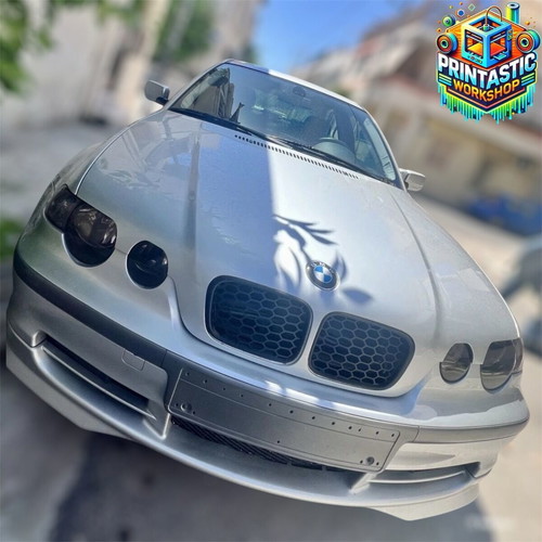 BMW E46 Compact Custom Καρδιές Honeycomb Γρίλιες Σετ 2 Τεμαχίων Καινούργιο