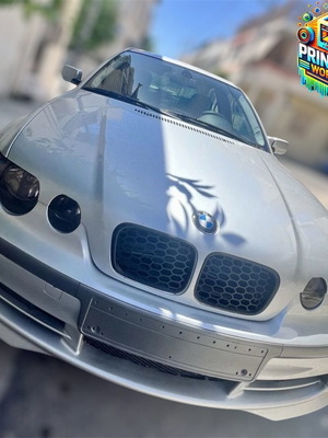 BMW E46 Compact Custom Καρδιές Honeycomb Γρίλιες Σετ 2 Τεμαχίων Καινούργιο