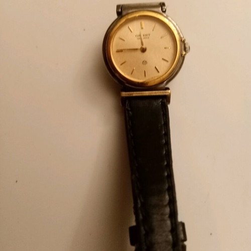 Orient women's vintage watch used, gold color