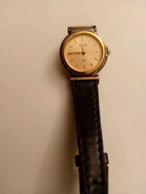 Orient women's vintage watch used, gold color
